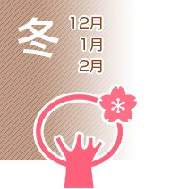 冬(12月~2月) 冬(12月~2月)