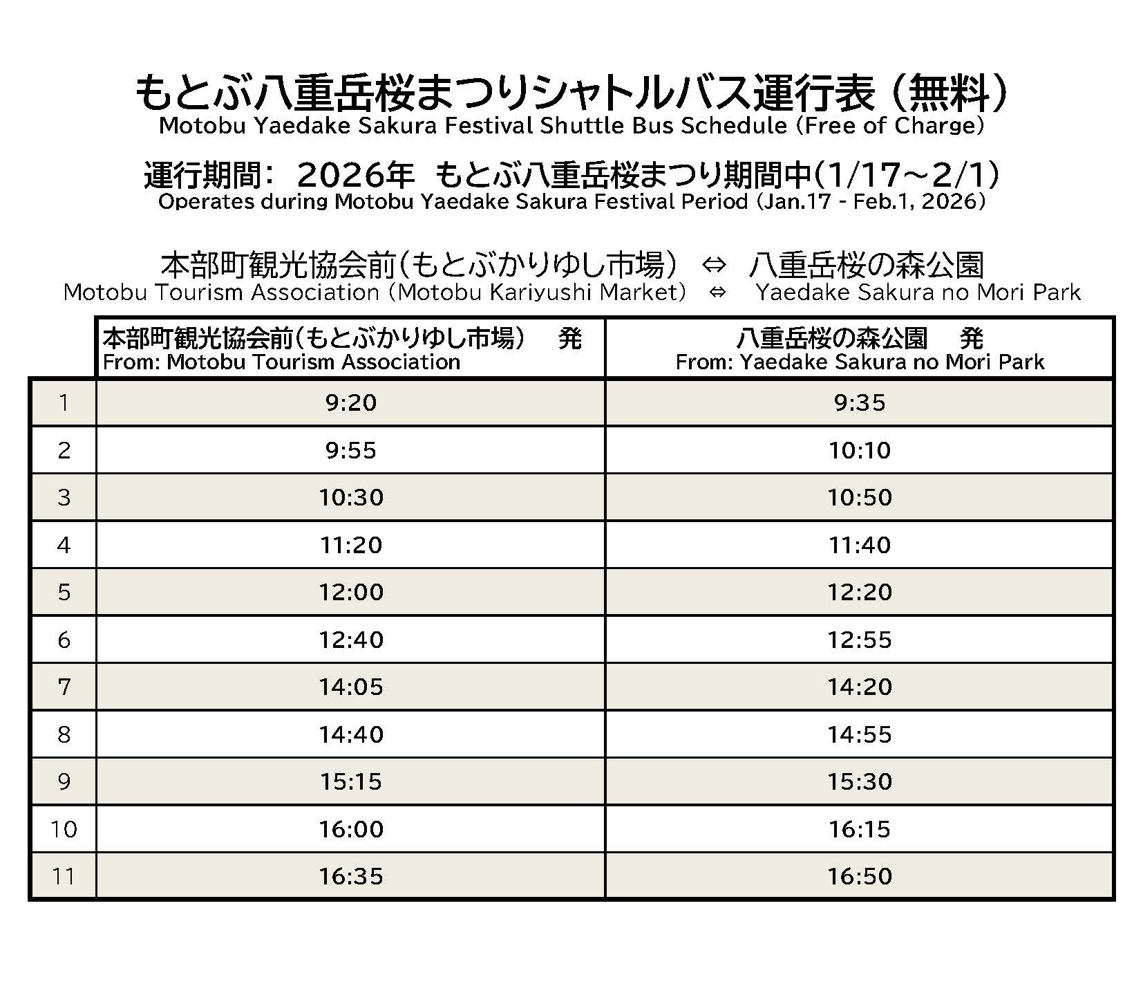 第48回もとぶ八重岳桜まつりの開催について | 本部町役場