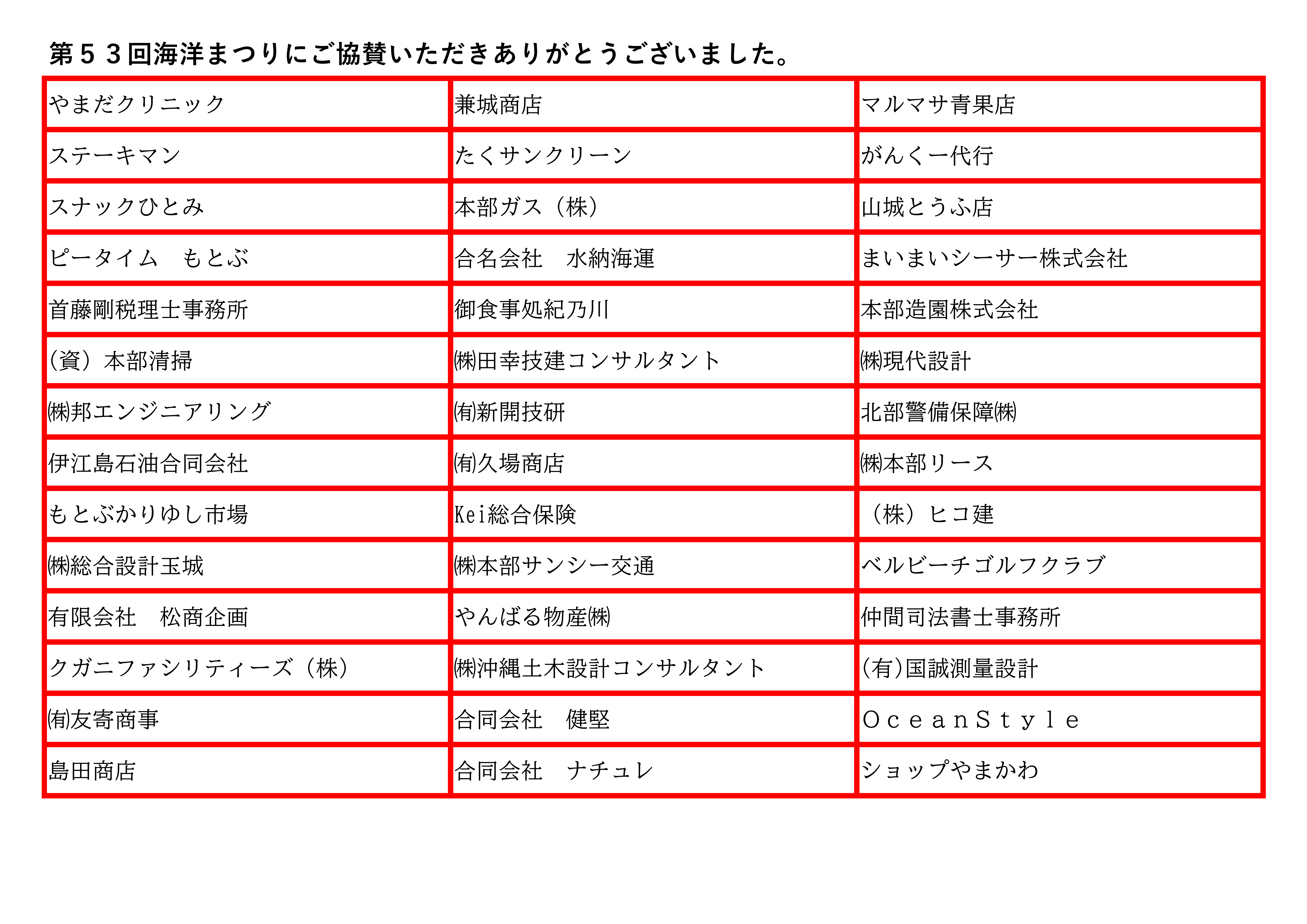 第53回海洋まつりにご協賛いただきありがとうございました。26.07.21更新_2